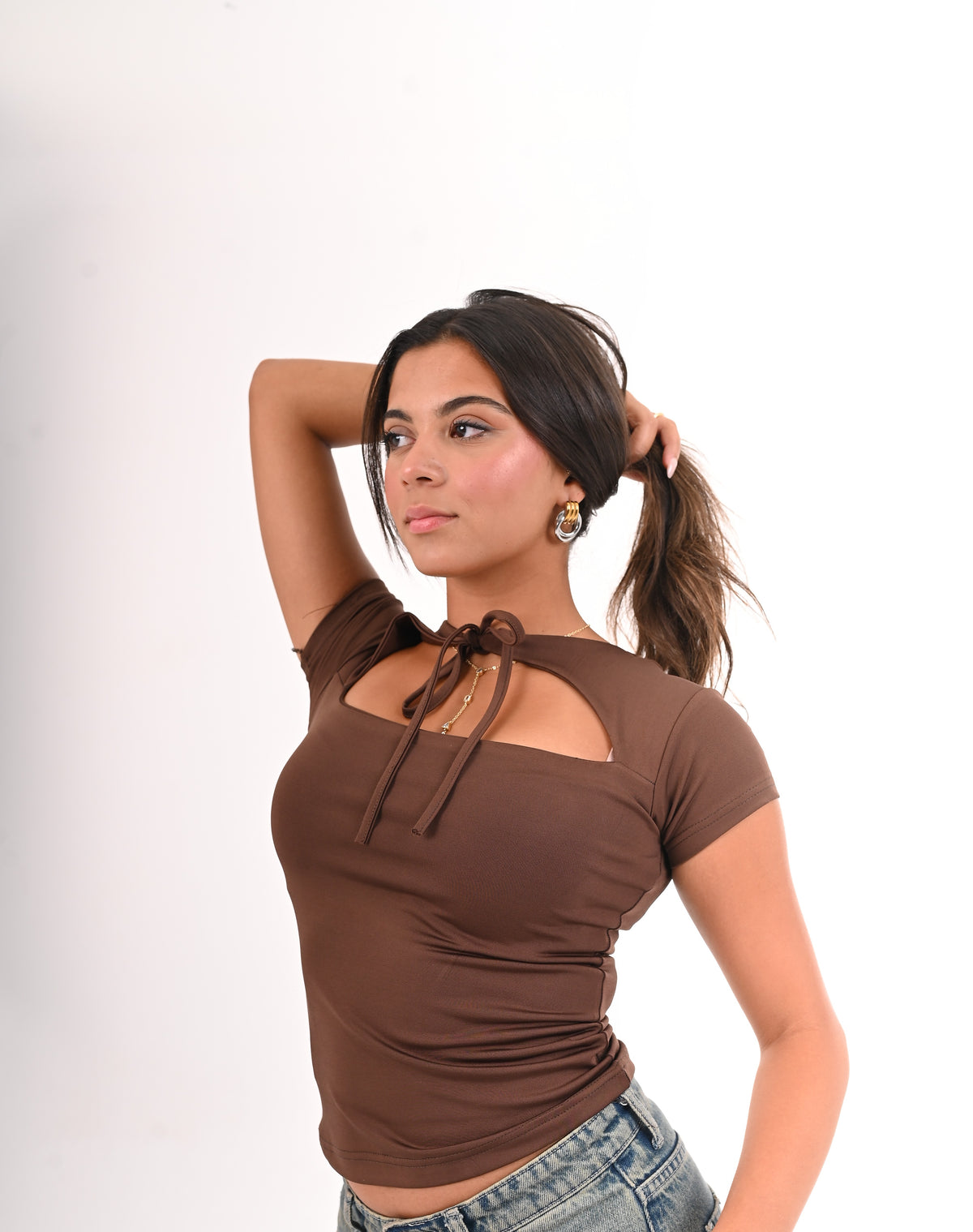 Knot-Front Top