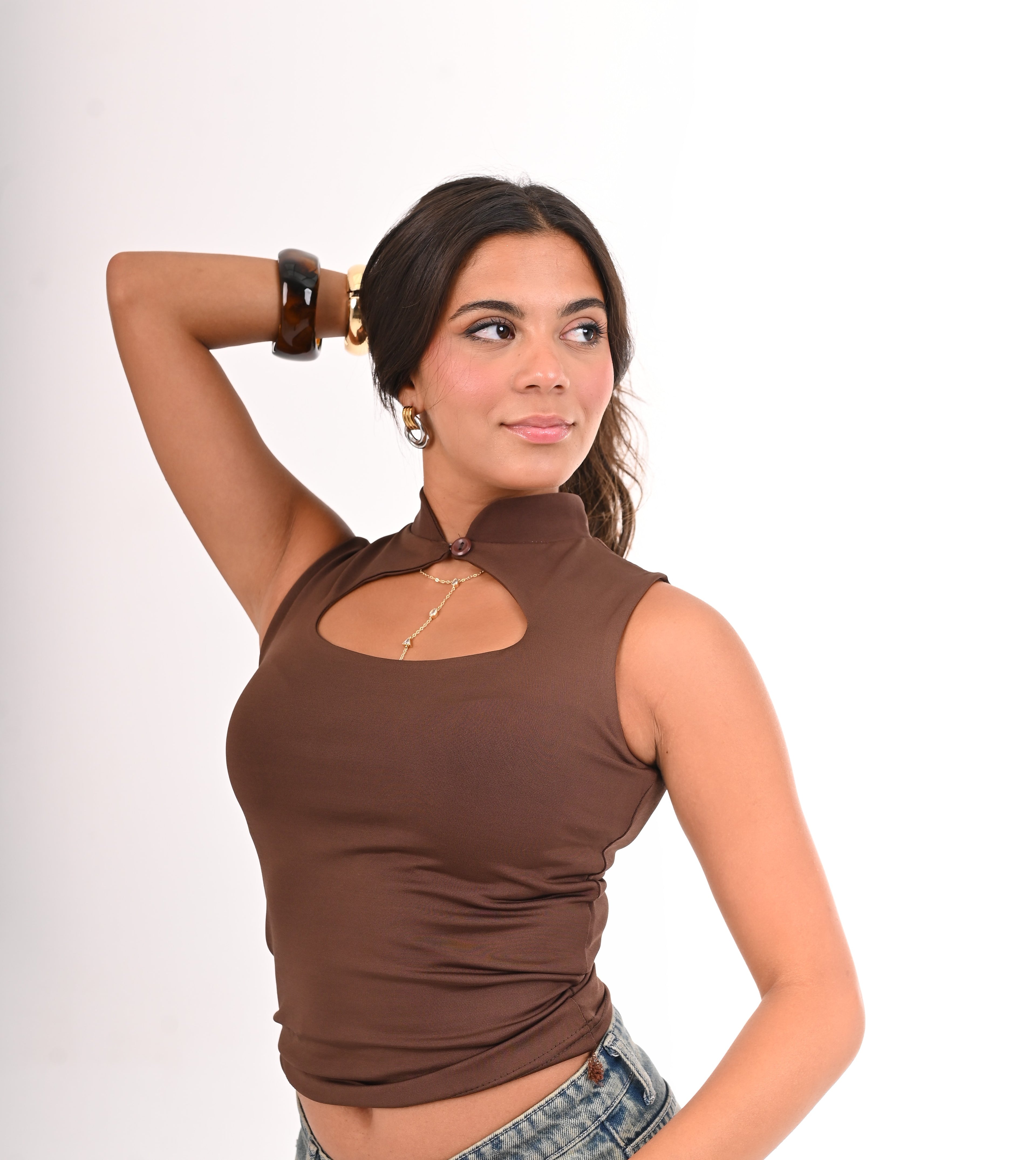 Teardrop High-Neck