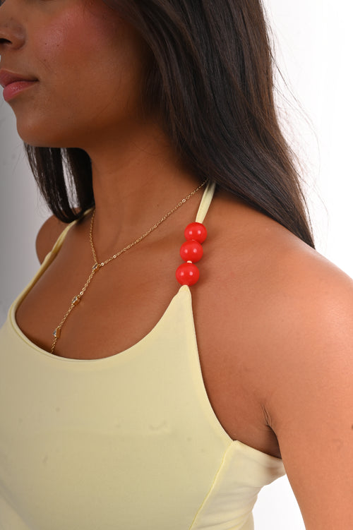Beaded Halter Top
