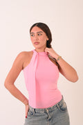 Halter Ribbon Neck - Pink