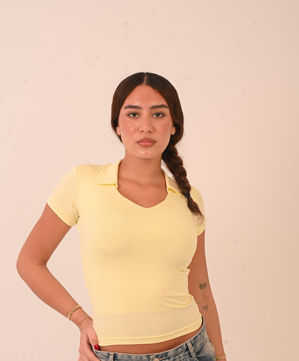 Polo Neck - Yellow