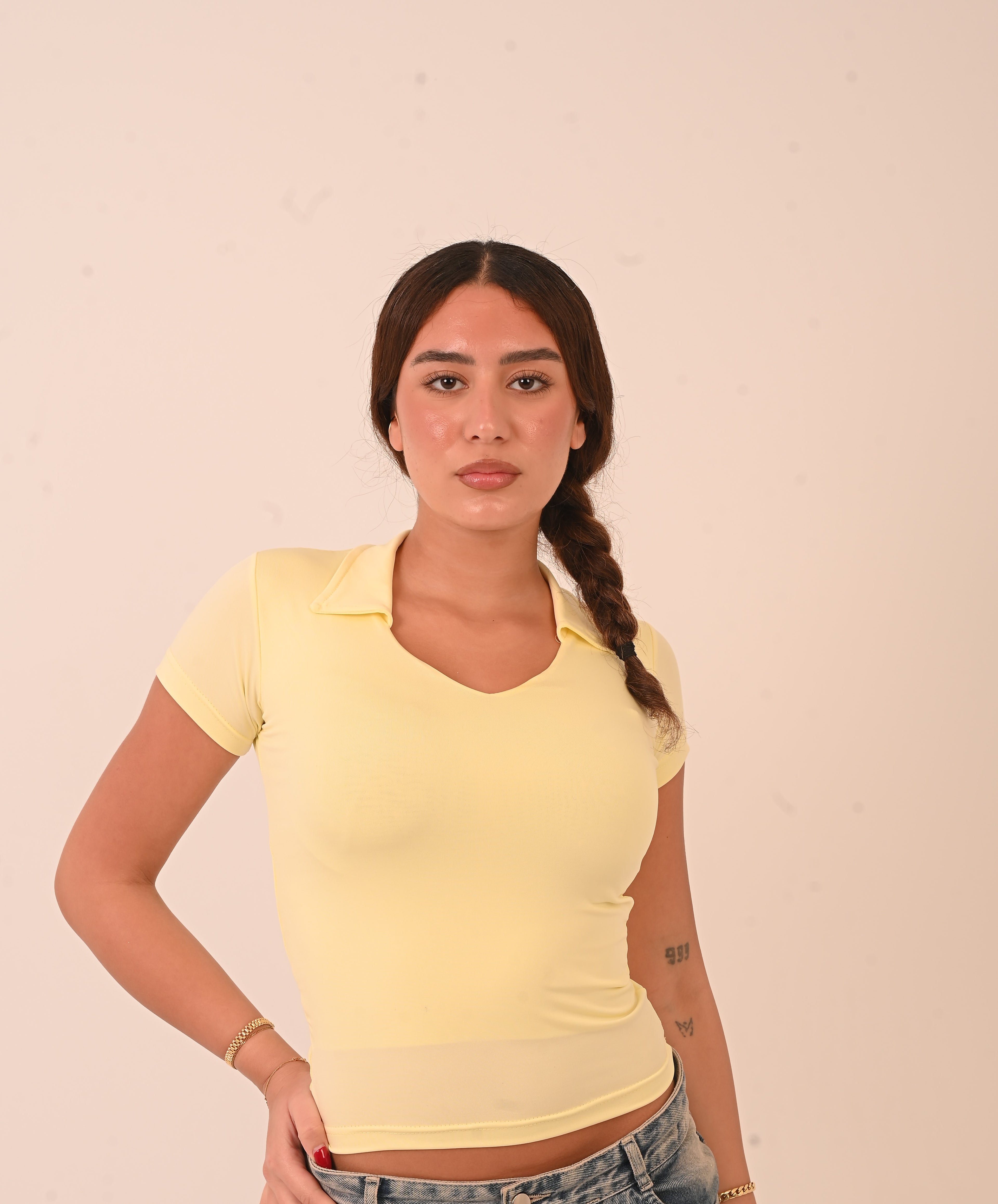 Polo Neck - Yellow