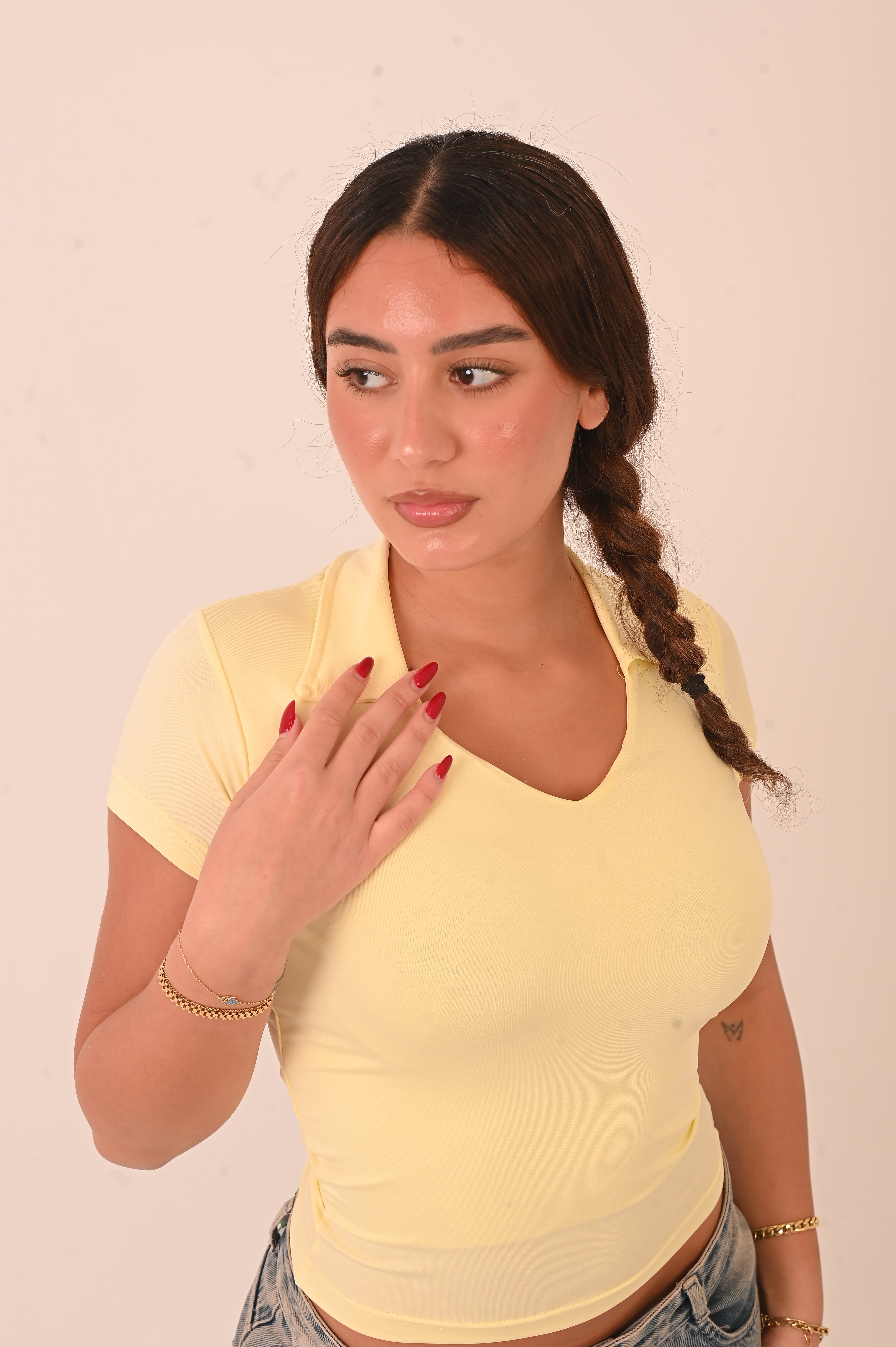 Polo Neck - Yellow