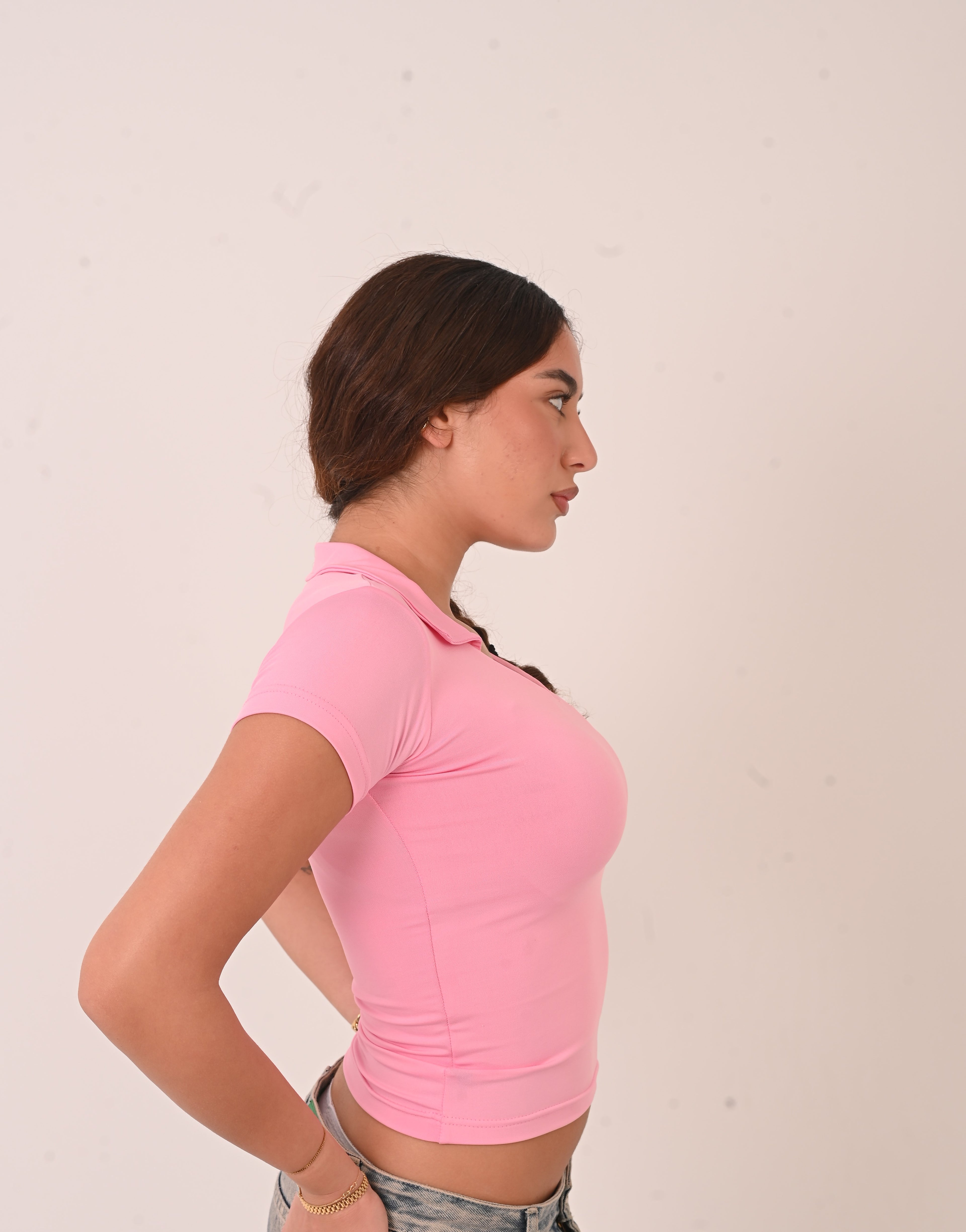 Polo Neck - Pink