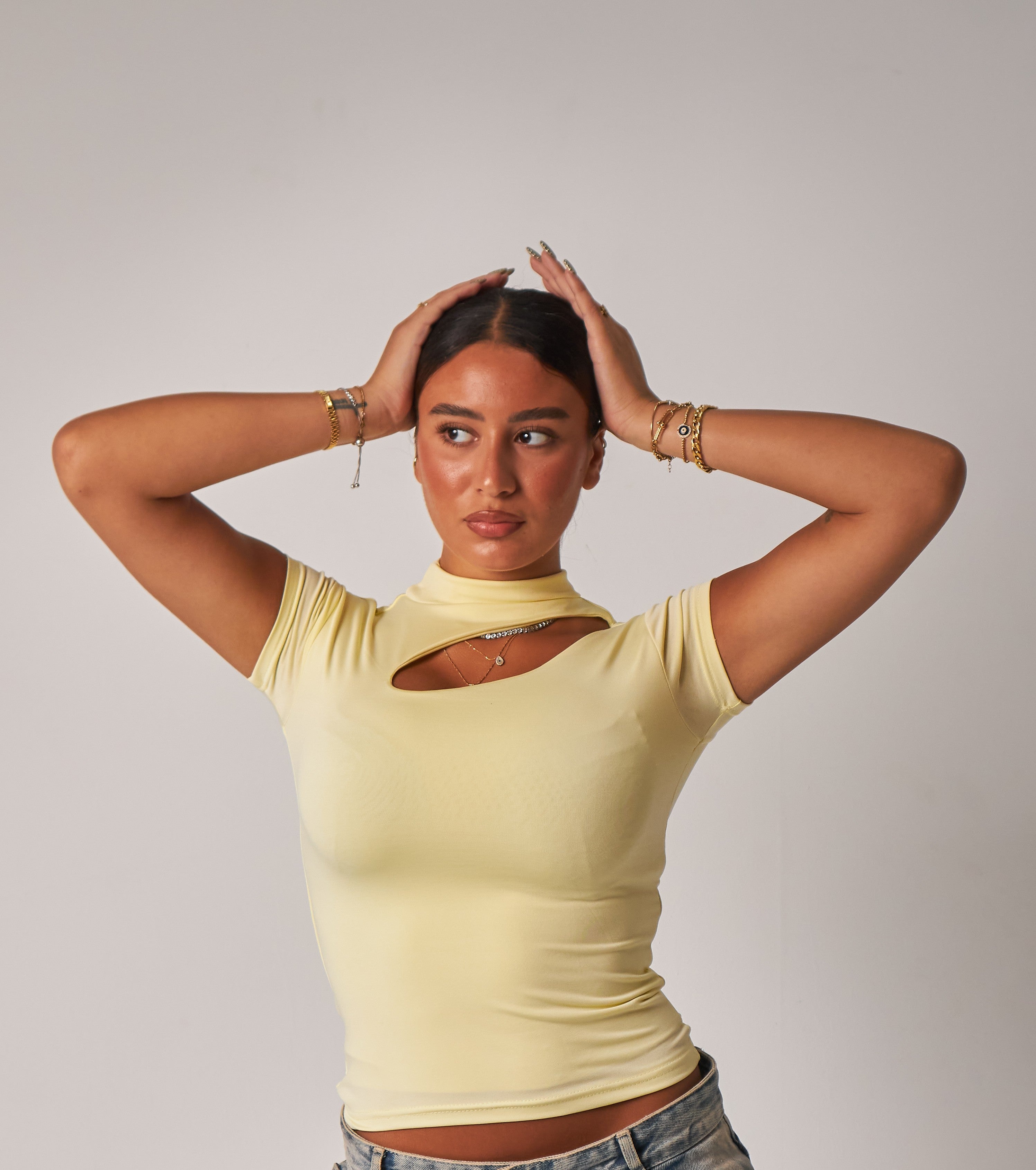Cut-Out Top / Yellow