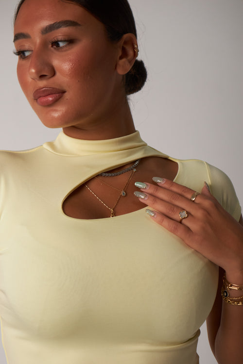 Cut-Out Top / Yellow
