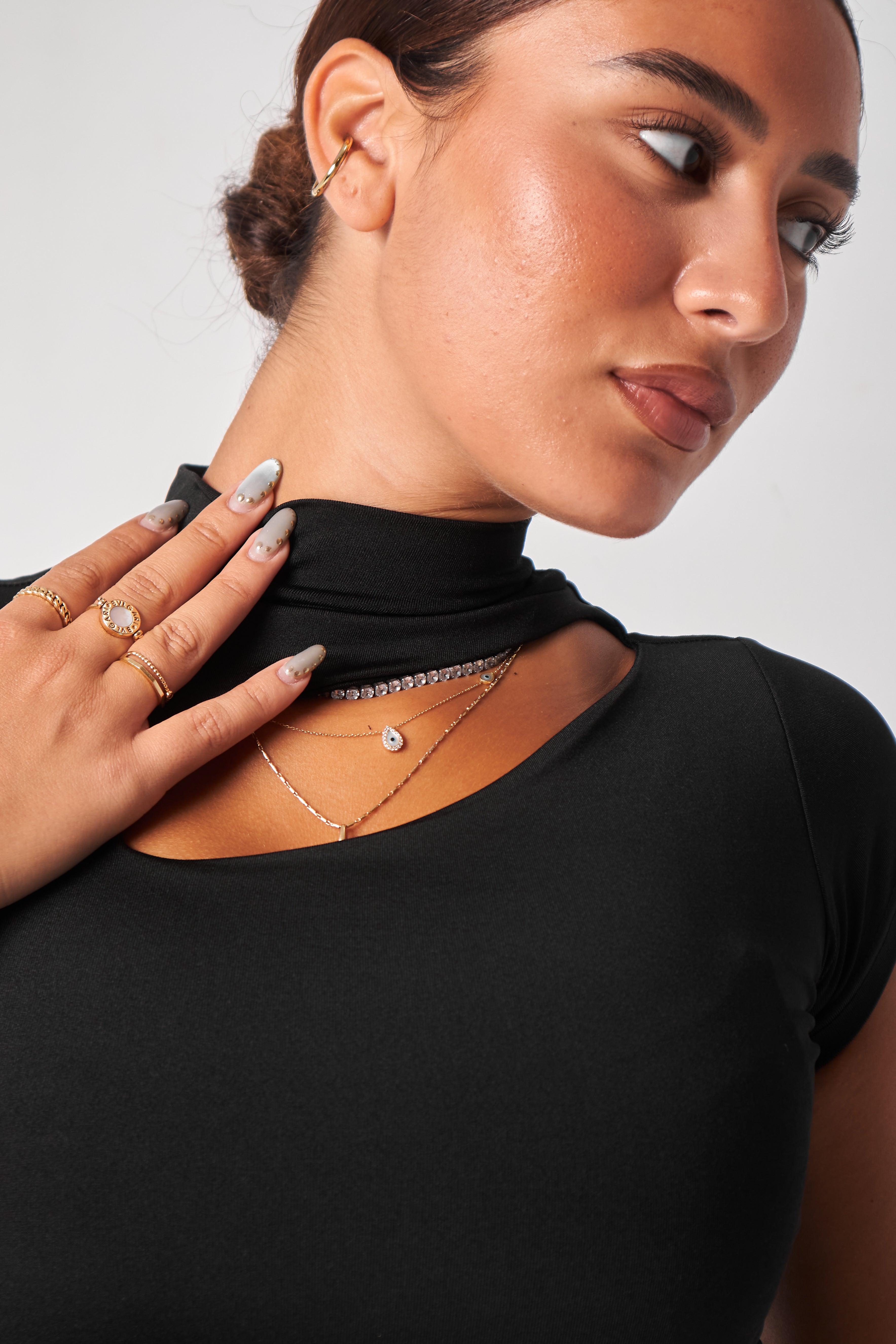 Cut-Out Top / Black