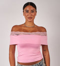 Off-Shoulder Lace Top