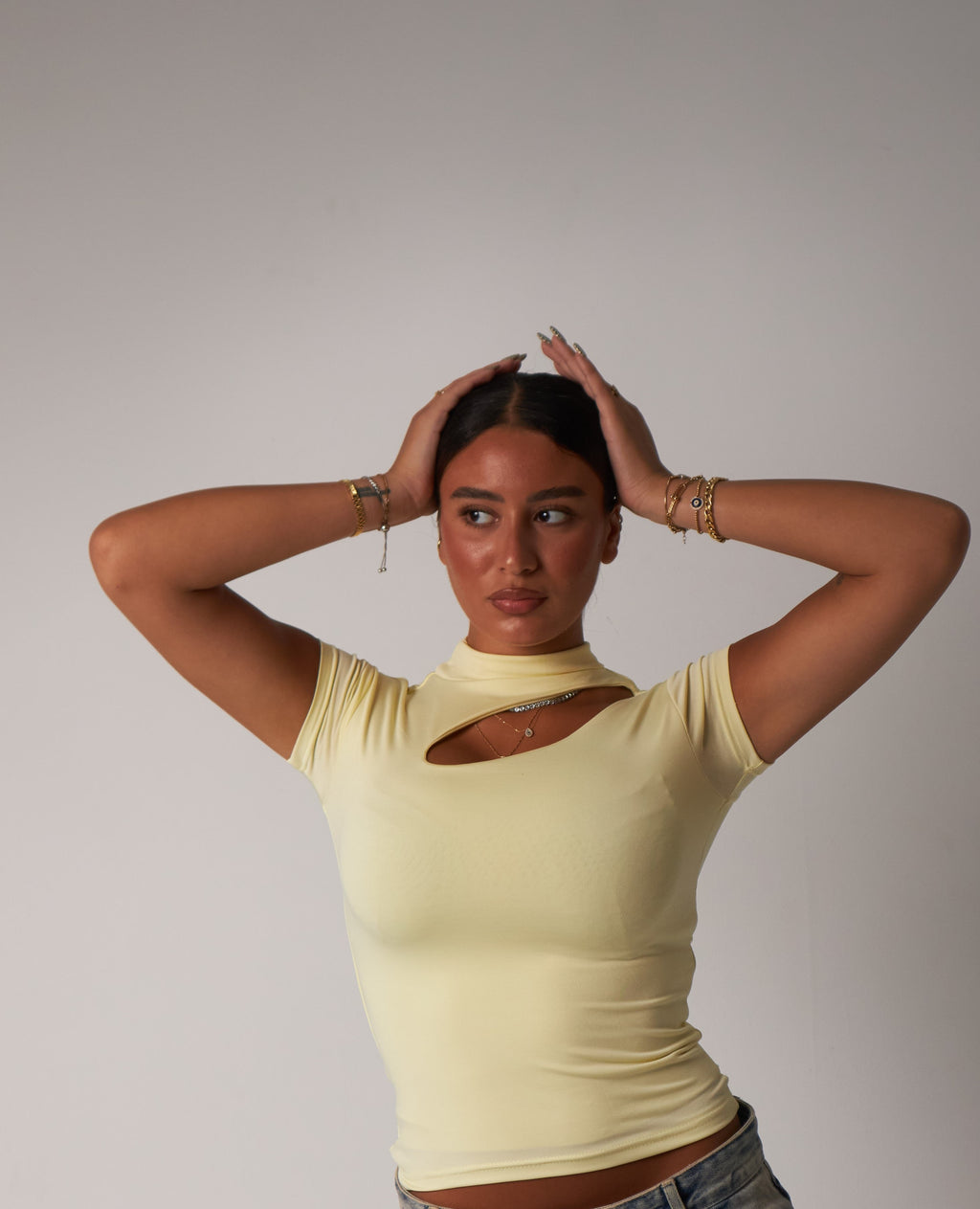 Cut-Out Top / Yellow