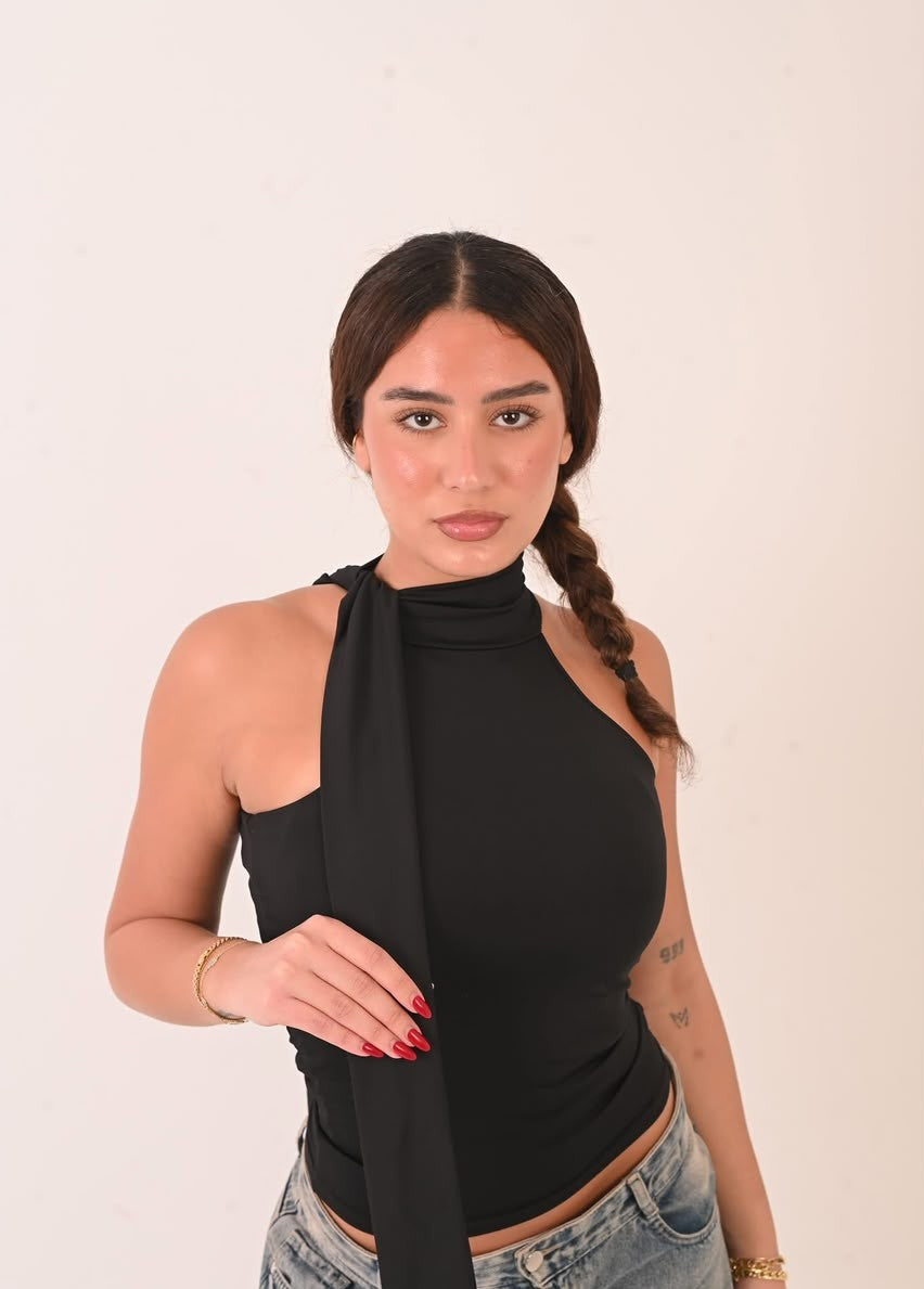 Halter Ribbon Neck